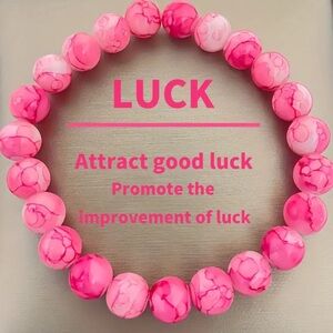 💎4/$20💎 Ice Flower Dragon Scales Rose Red Dragon Pattern Agate Beads